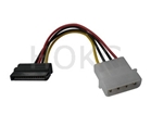 SATA15P to MOLEX 5264-4P cable