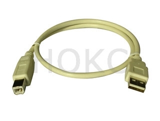 USB-A-4P(M) to USB-B-4P(M) cable